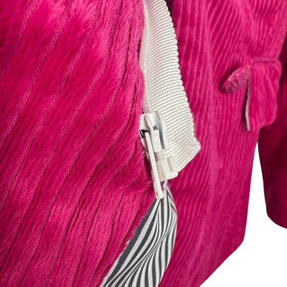 Veronica Beard Gaya Blazer Corduroy Miller‎ Hot Pink Size 2 Dickey Jacket - Picture 10 of 14